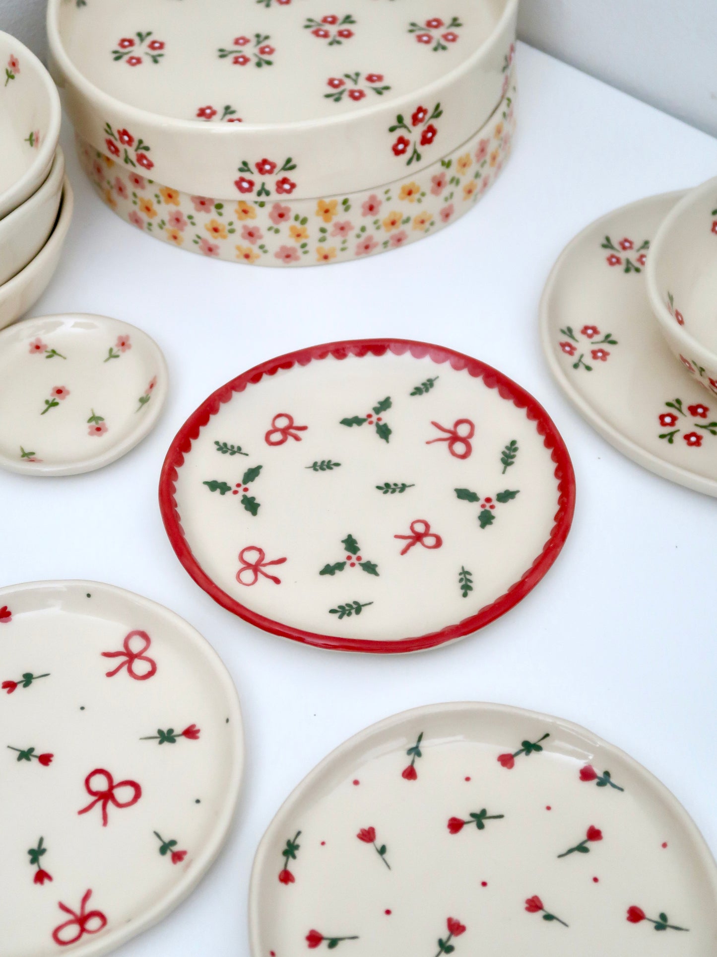 Breakfast/ dessert plate with christmas vibe