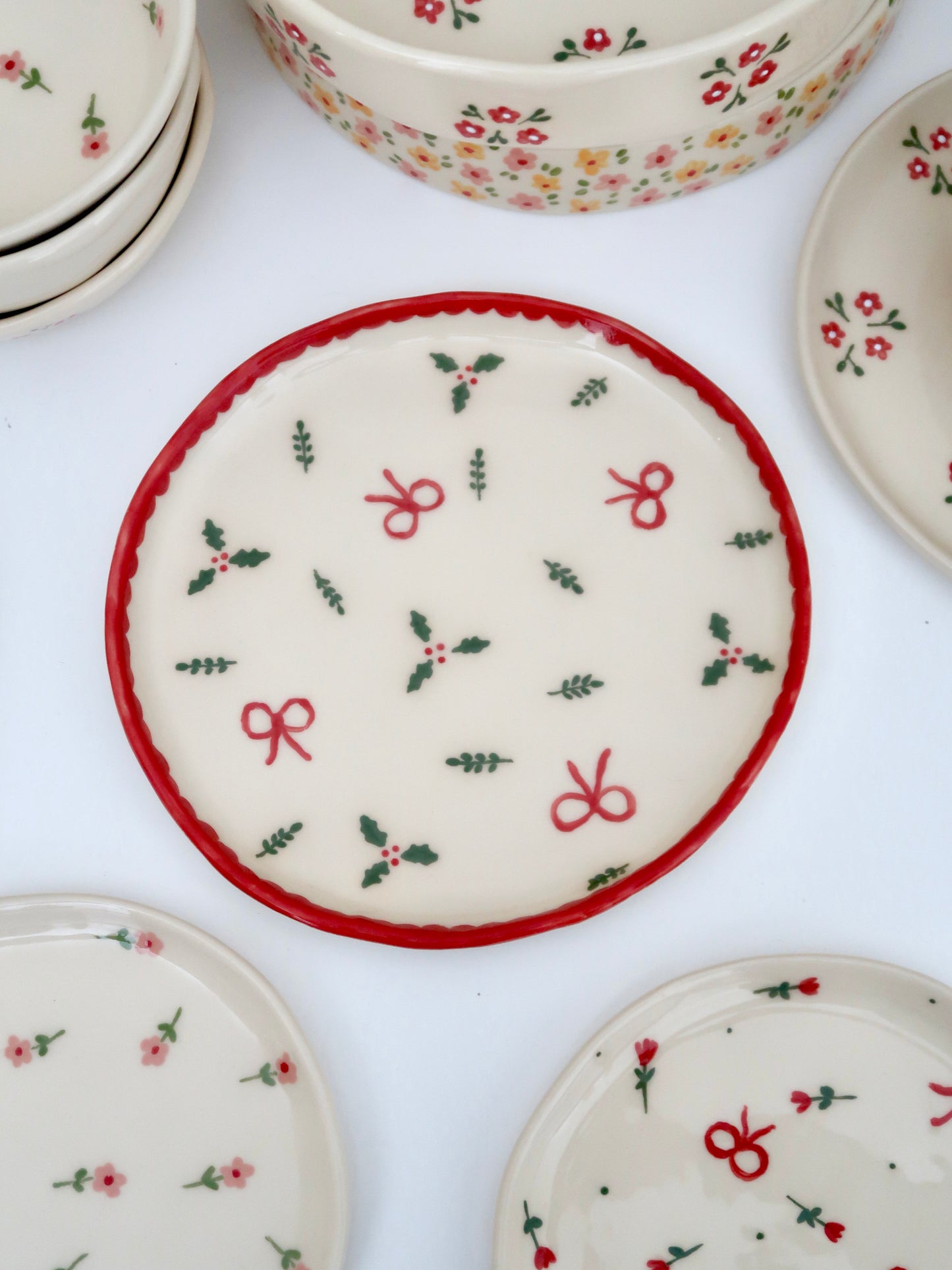 Plate with christmas vibe
