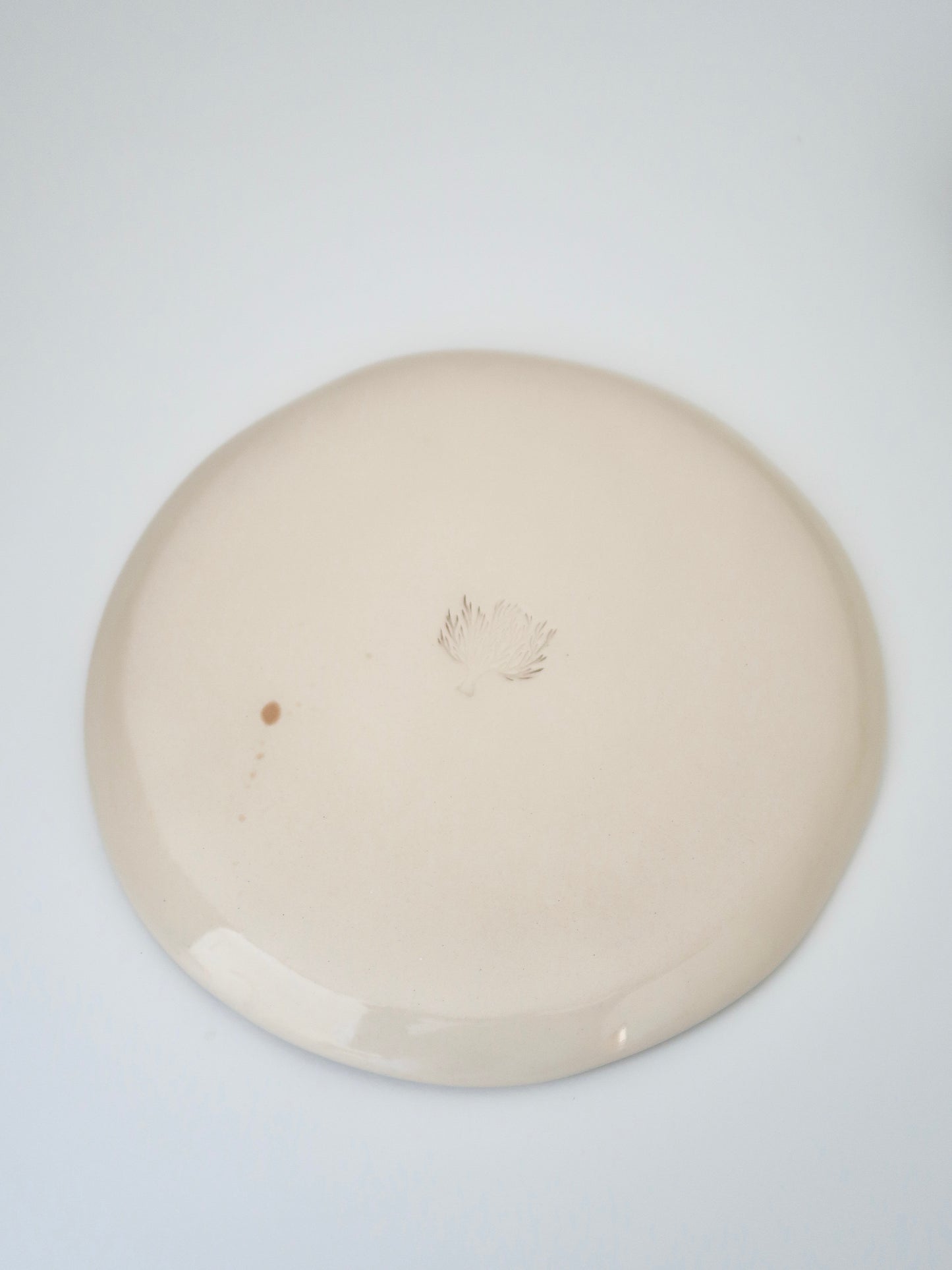 Small Imperfection - Breakfast/ dessert plate with dog