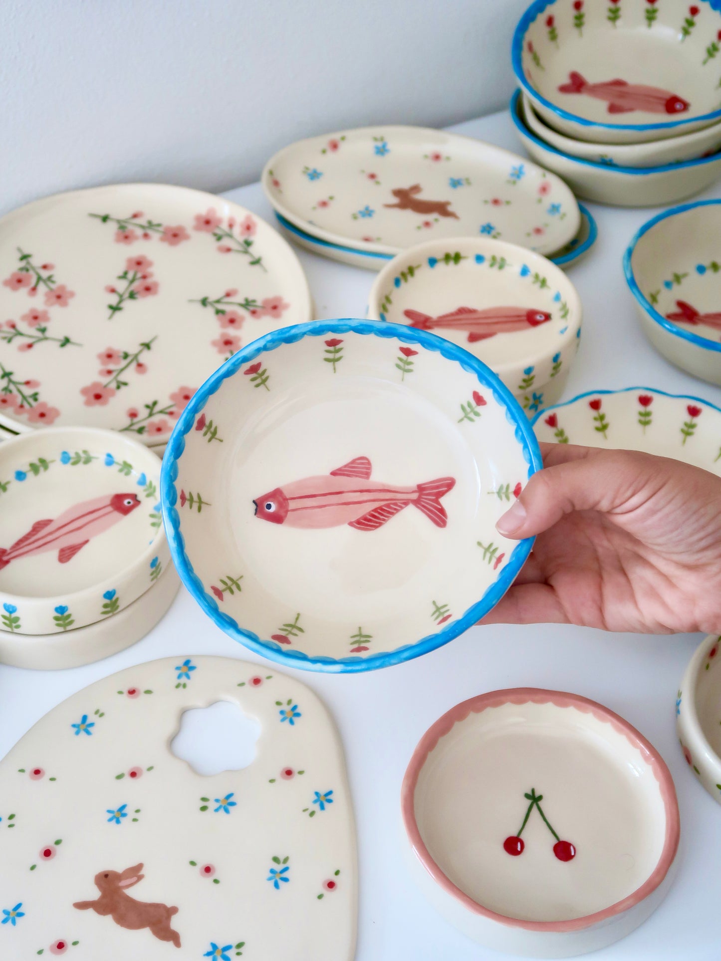 Bowl with fish