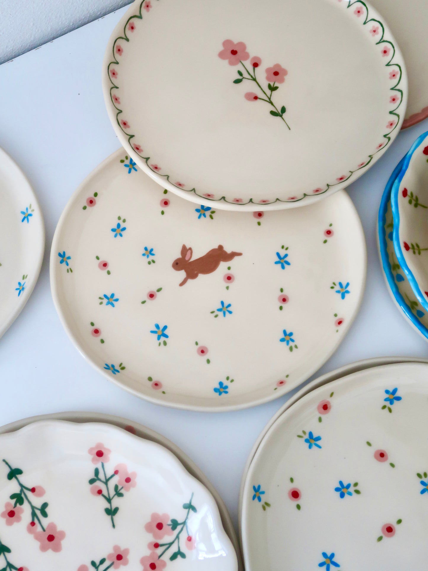 Plate with bunny