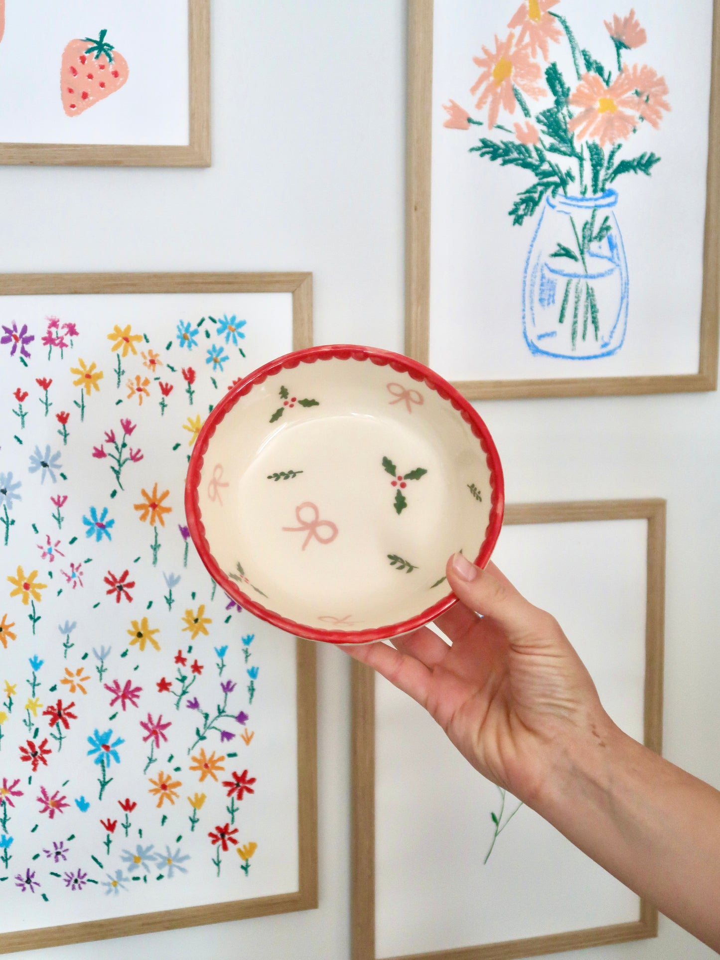 Bowl with christmas vibe