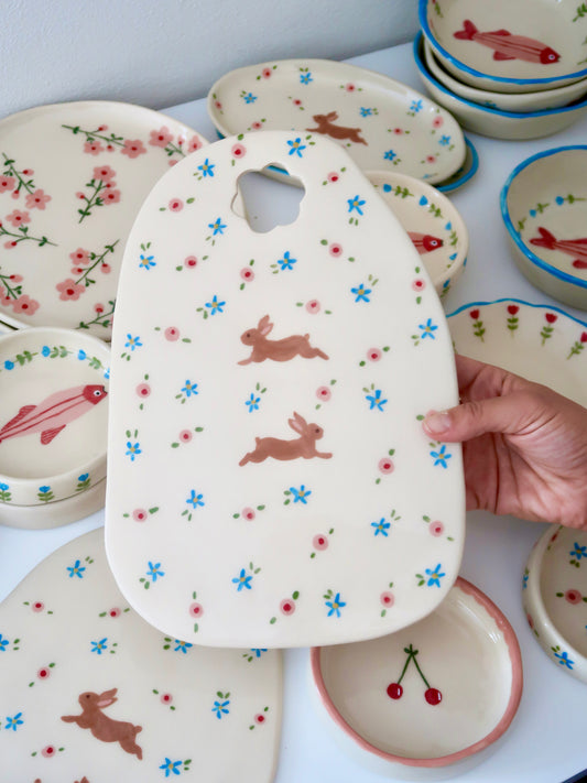 Kitchen Board with bunnies