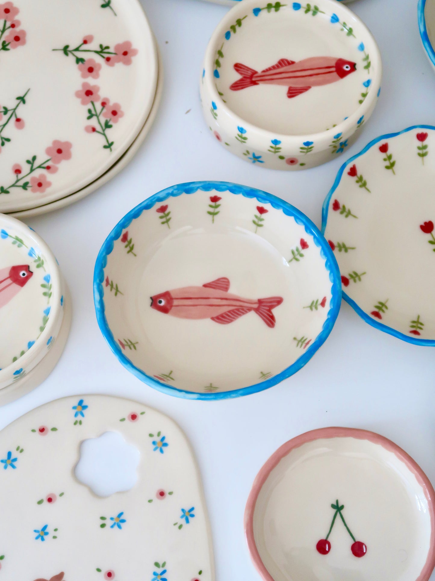 Bowl with fish