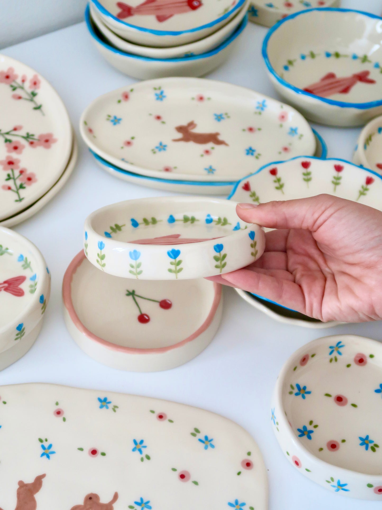 Ring dish with fish