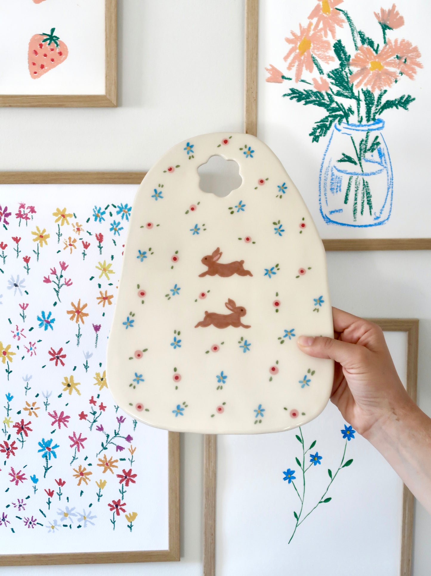 Kitchen Board with bunnies