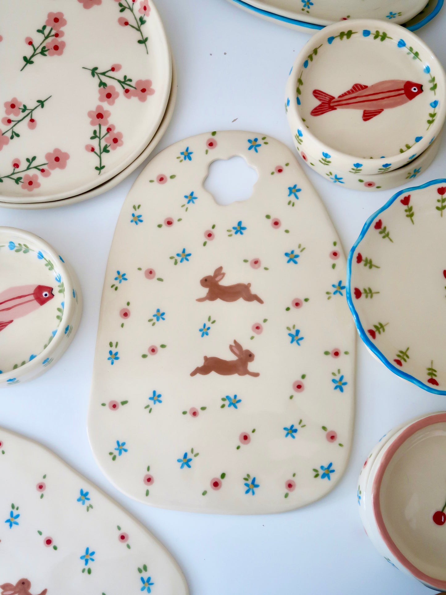 Kitchen Board with bunnies