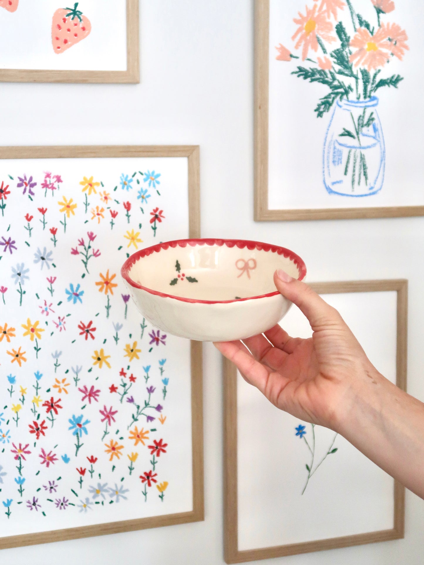 Bowl with christmas vibe