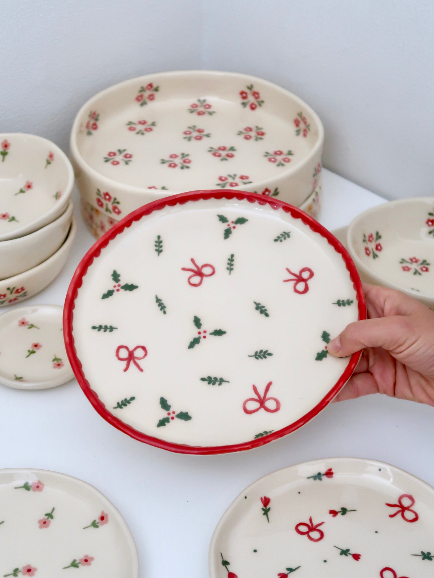 Plate with christmas vibe