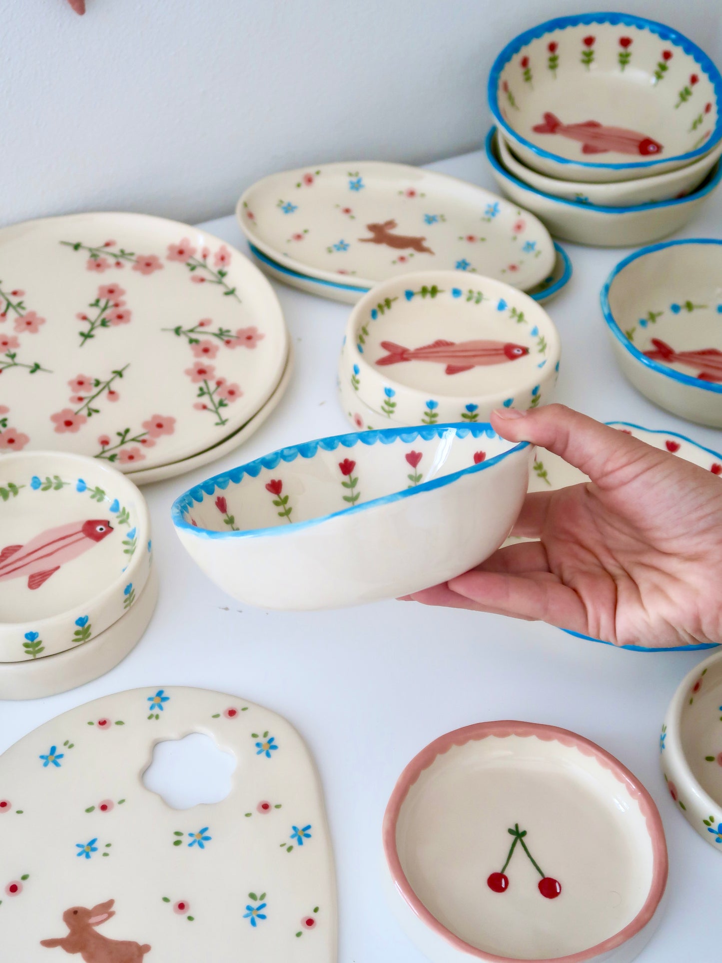 Bowl with fish