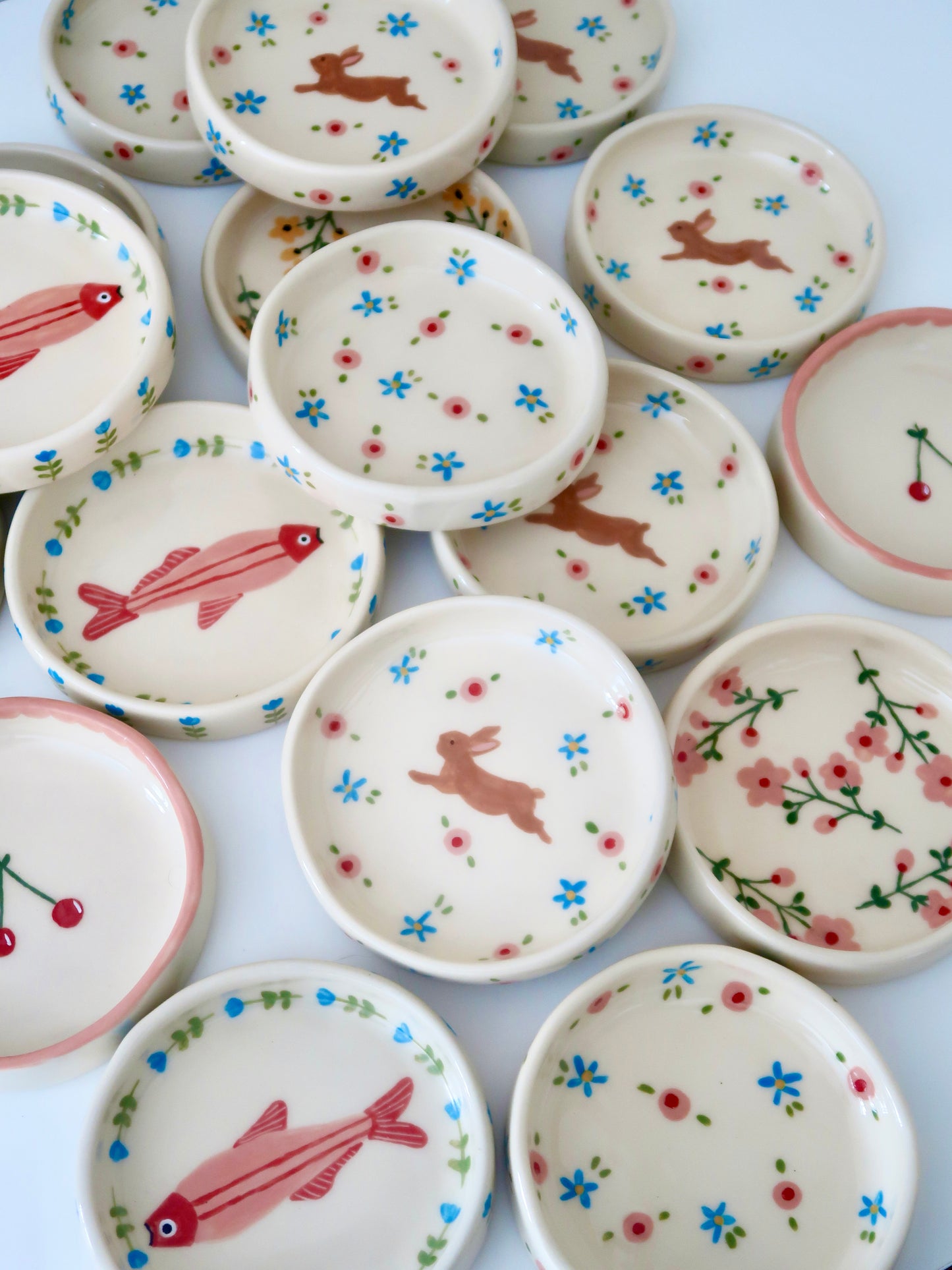 Ring dish with bunny