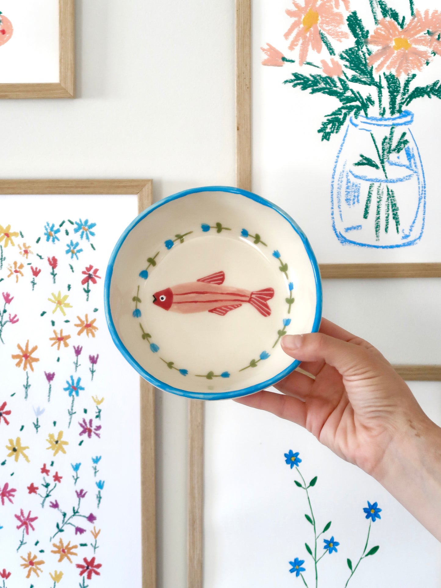 Bowl with fish