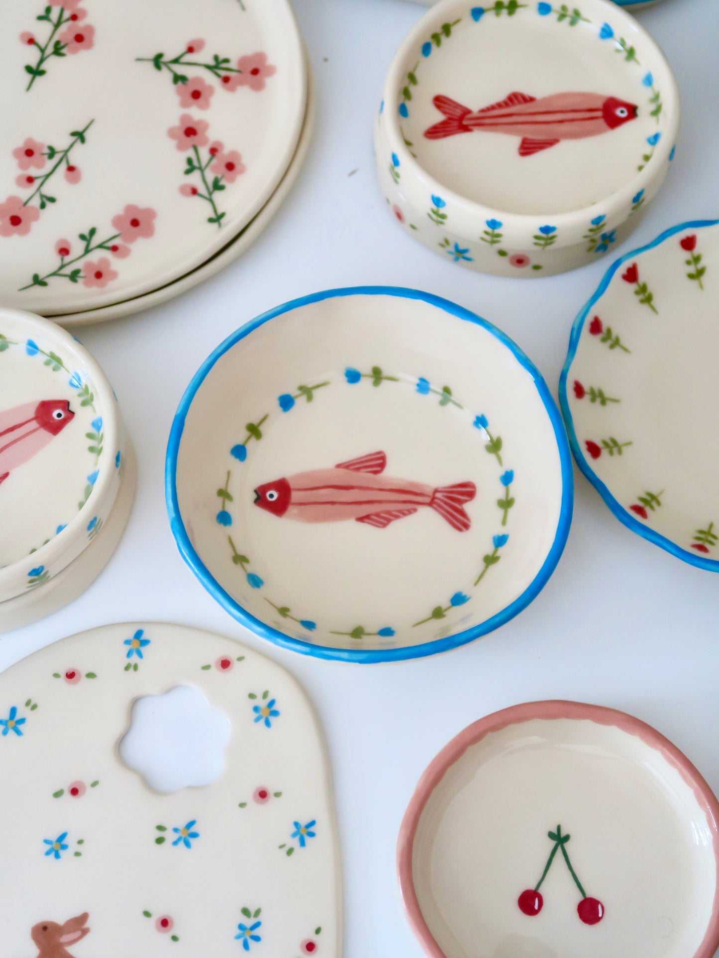 Bowl with fish