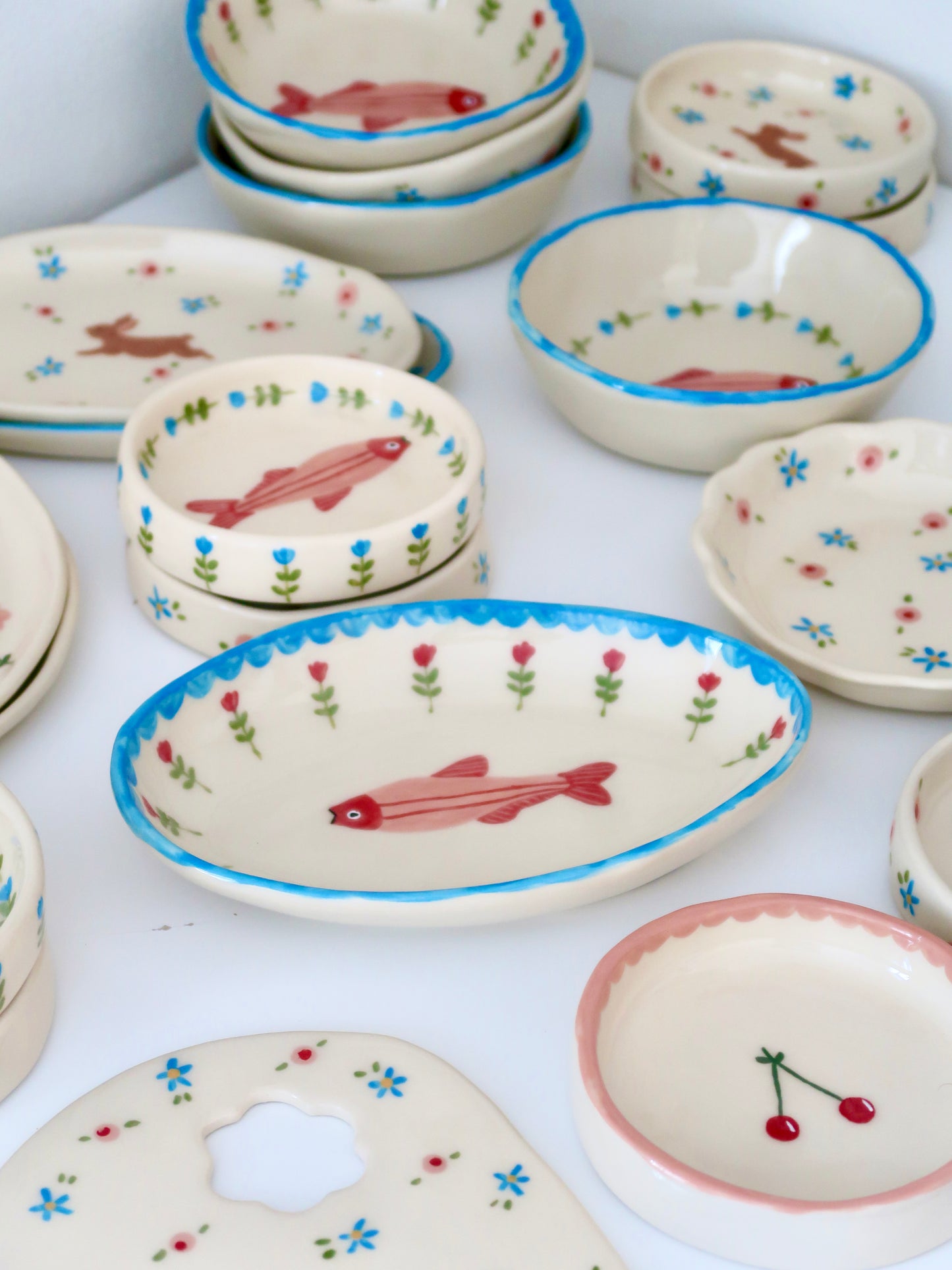 Platter with fish
