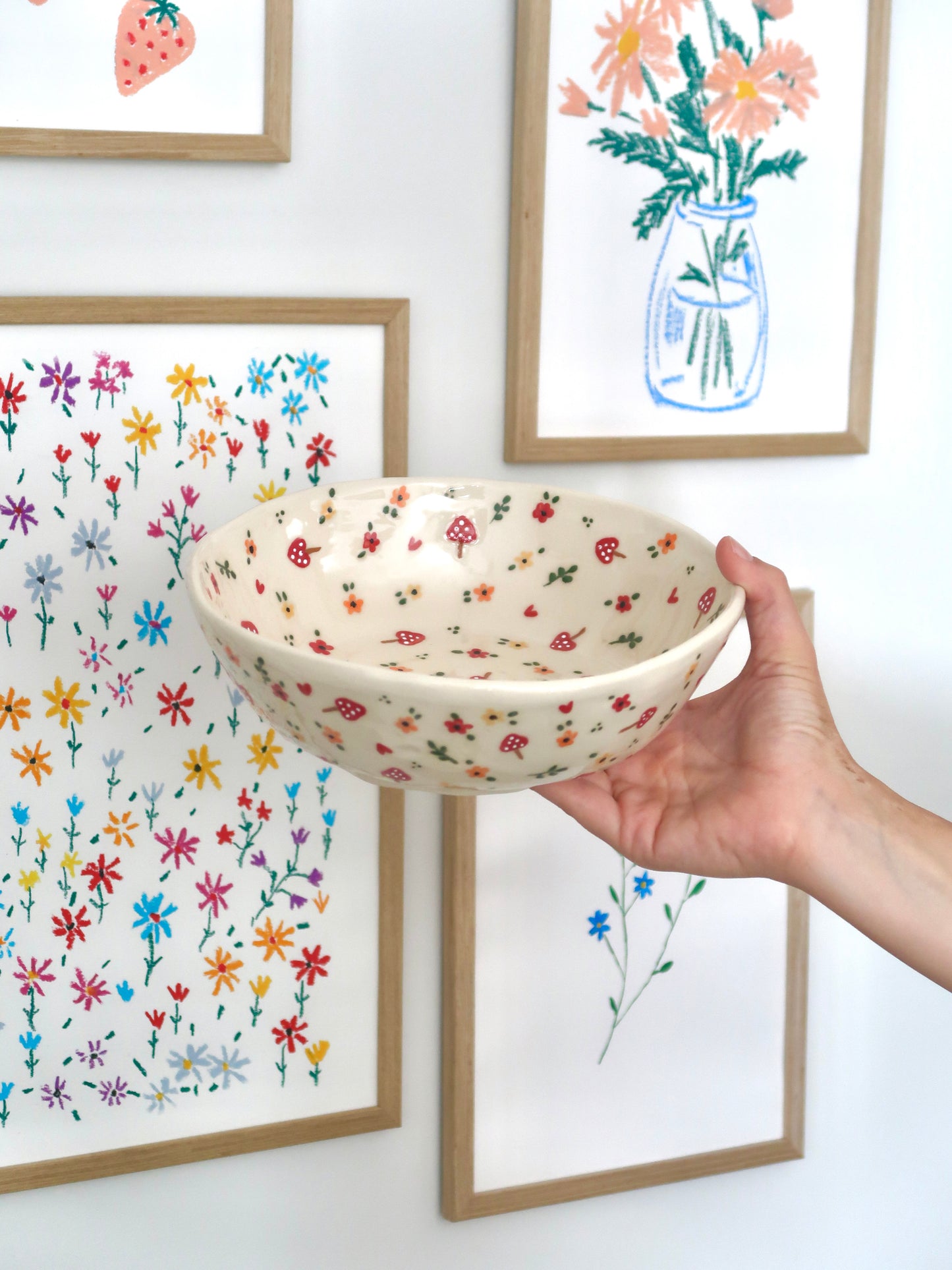 Large bowl with autumn vibes