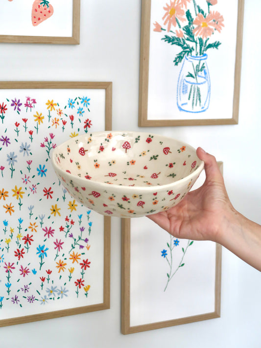 Large bowl with autumn vibes