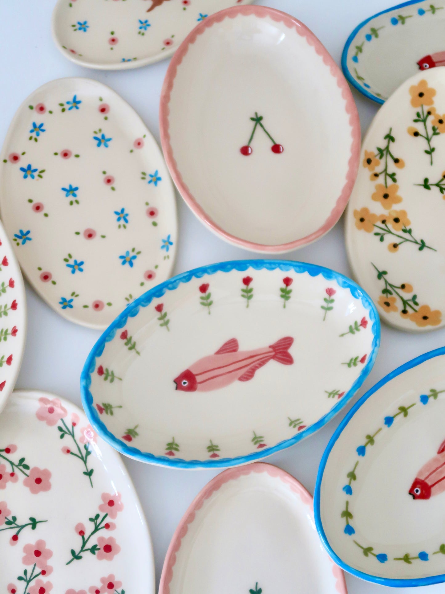 Platter with fish
