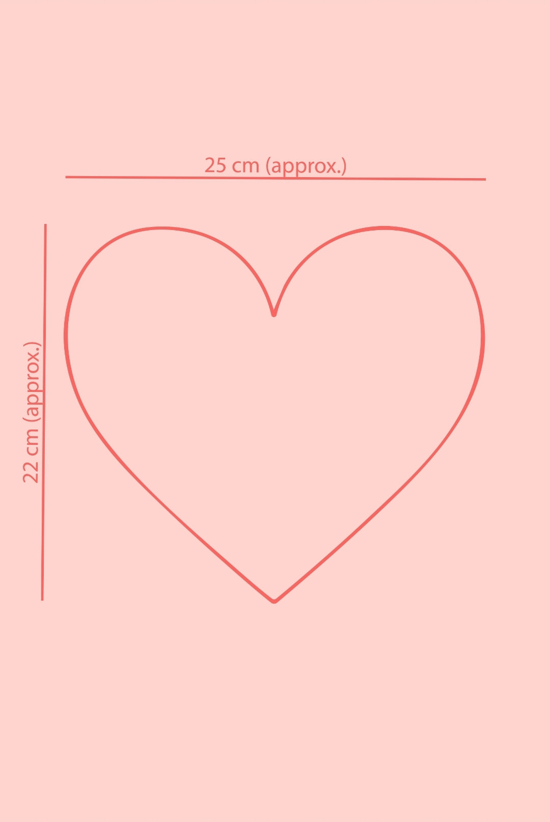 Large heart shaped plate with pink and red flowers